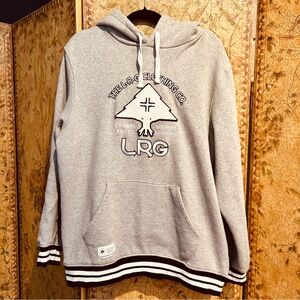 The LRG Clothing Co Gray Men's Sweatshirt with Hood Size large